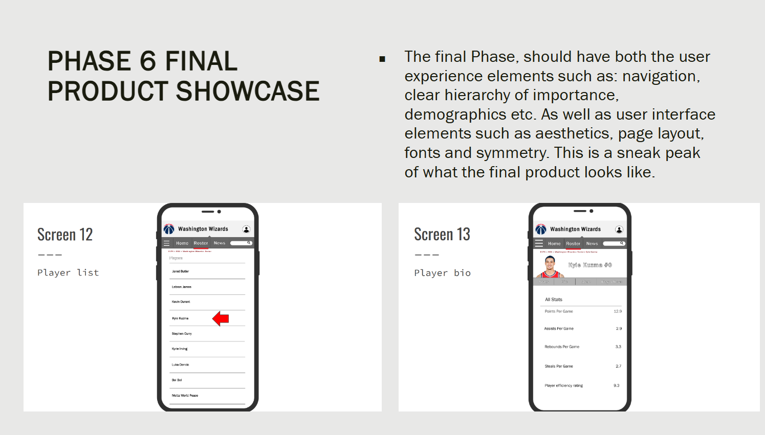 UX Screenshot